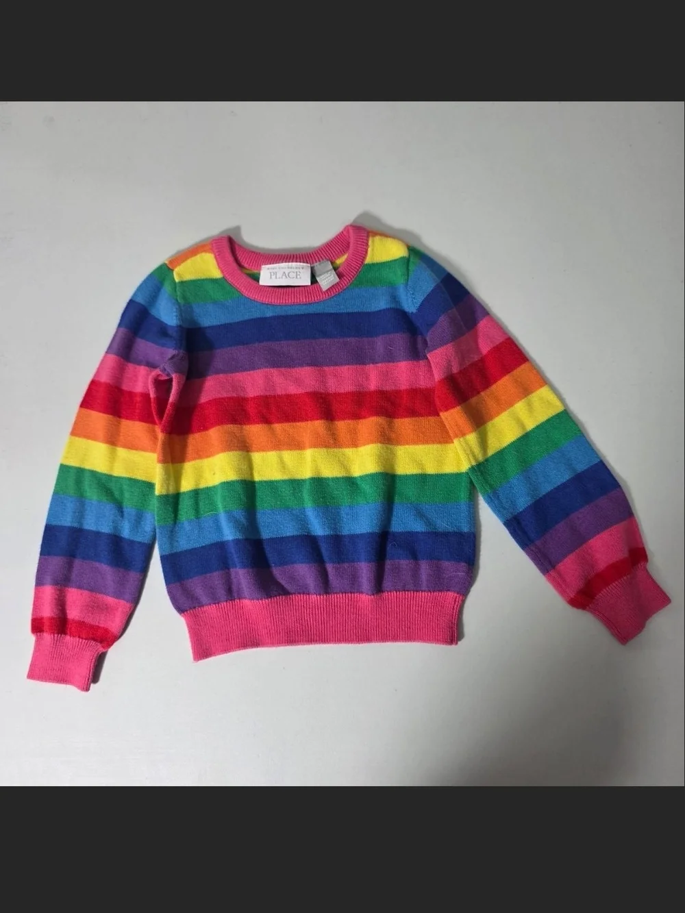 The Children's Place Rainbow Stripe Sweater - Bright Multicolor